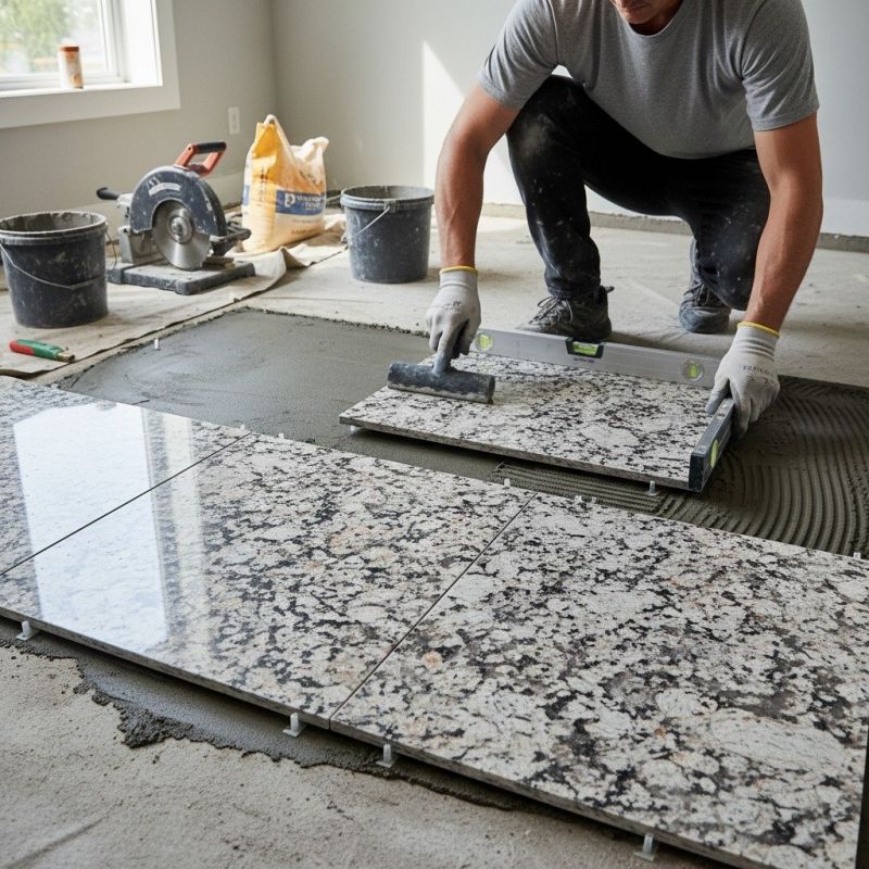 Granite Tile Installation